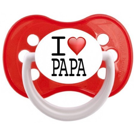 Tétine bébé "I love Papa"