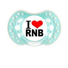 Tétine bébé "I love rnb"