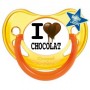Tétine bébé "I love chocolat"
