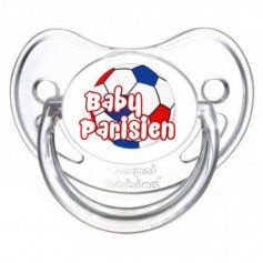 Tétine personnalisée baby parisien ballon