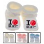 Chaussons bébé I love basket