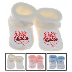 Chaussons bébé Petit diable