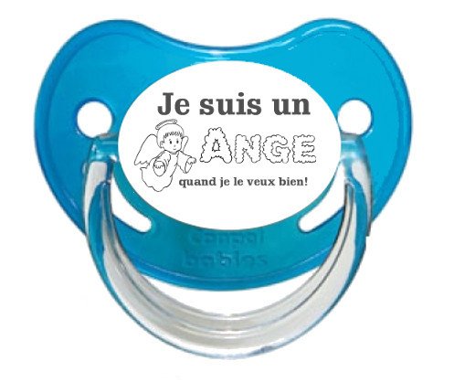 Tétine de bébé petit ange garçon