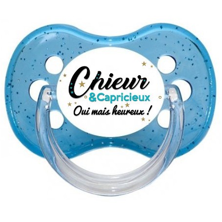 Tétine bébé chieur et capricieux mais heureux!