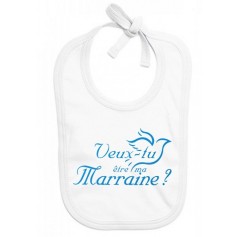 Bavoir bébé marraine?