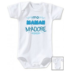 Body bébé Maman m'adore