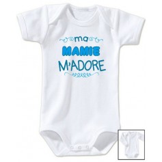 Body bébé Mamie m'adore