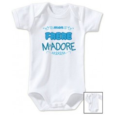 Body bébé Mon frère m'adore
