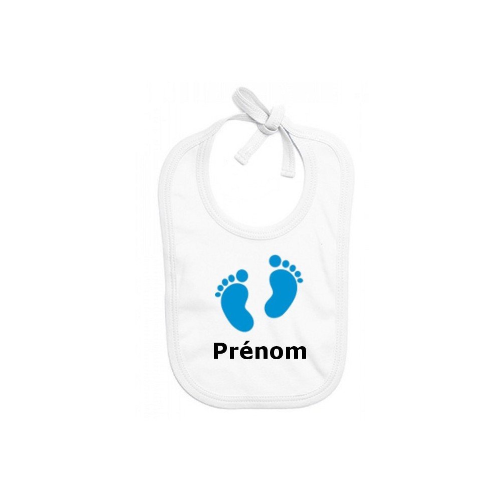 Bavoir pour bébé à personnaliser Prénom · Événement