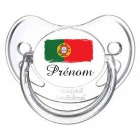 Tétine personnalisée Portugal et prénom