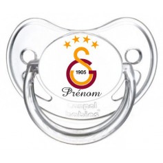 Tétine personnalisée drapeau Galatasaray et prénom