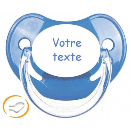 Tétine de bébé personnalisée bleu Penguins