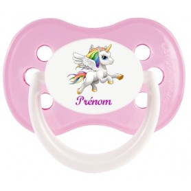 Tétine de bébé personnalisée Licorne joie et prénom