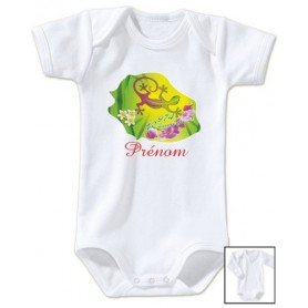 Body bébé personnalisé prénom Réunion