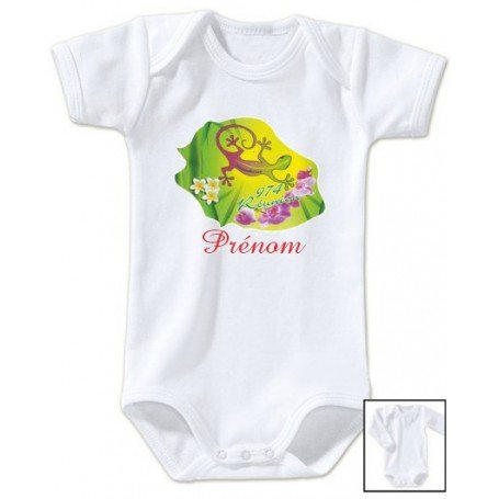 Body bébé personnalisé prénom Réunion