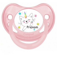Tétine de bébé chat personnalisée