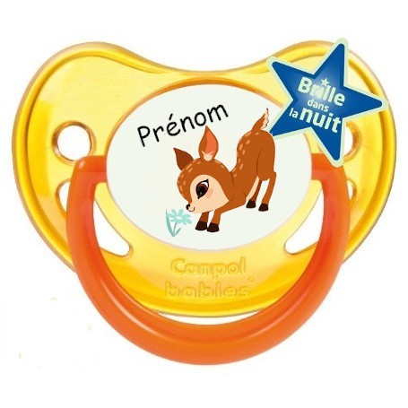 Tetine De Bebe Faon Personnalisee
