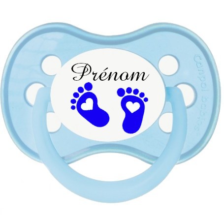 Tetine De Bebe Pied Bleu Personnalisee Tetine De Bebe Pied Bleu Personnalisee