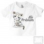 Tee-shirt de bébé tigre blanc personnalisé