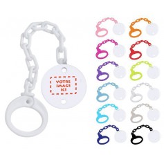 Attache tétine personnalisée image création