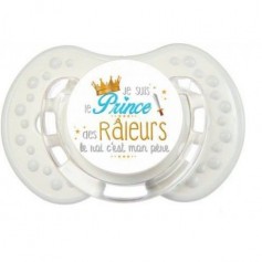 Tétine de bébé je suis le prince des râleurs le roi c'est mon père