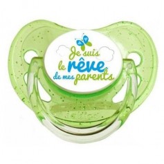 tétine bébé je suis le rêve de mes parents