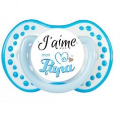 Tétine bébé j'aime mon papa