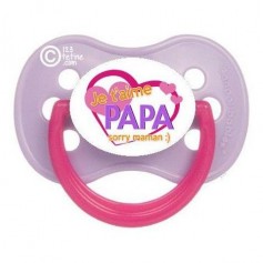 Tétine de bébé je t'aime papa sorry maman