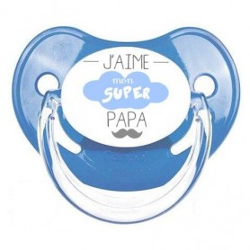 Tétine de bébé j’aime mon super papa nuage garçon