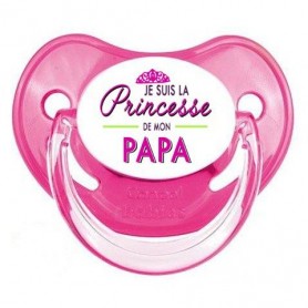 Tétine de bébé je suis la princesse de mon papa