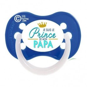 Tétine de bébé je suis le prince de mon papa