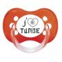 Tétine bébé "J'aime Tunisie"