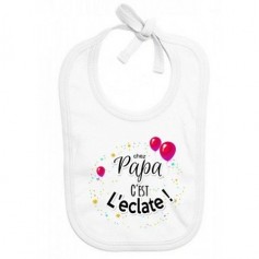 Bavoir de bébé chez papa c’est l’éclate