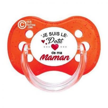 Tétine de bébé je suis le petit cœur de ma maman