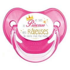 Tétine de bébé je suis la princesse des râleuses la reine c’est ma mère