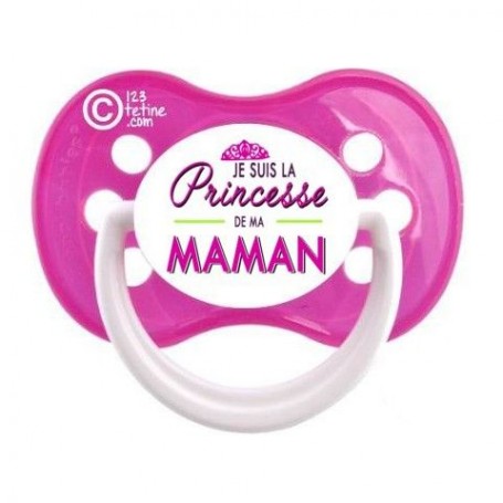 Tétine de bébé je suis la princesse de ma maman