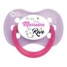 Tétine de bébé tu es ma marraine de rêve fille