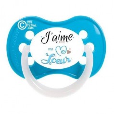 Tétine de bébé j'aime ma sœur