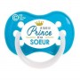 Tétine de bébé je suis le prince de ma sœur
