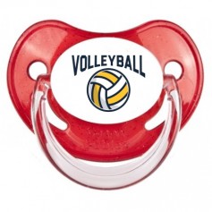 Tétine bébé personnalisée Volleyball fille prénom