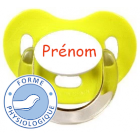 Tétine personnalisée charme vert