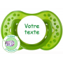 Tétine personnalisée spark verte