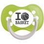 Tétine bébé originale "I love basket"