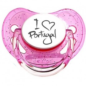 Tétine bébé originale "I love portugal"